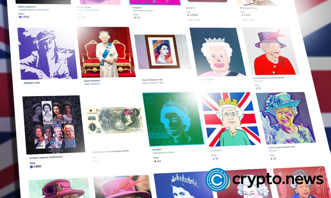 Price of Queen Elizabeth NFT Shot up as Artworks Floods the Marketplace – crypto.news